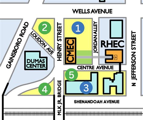 RHEC Parking Map - Roanoke Higher Education Center - Roanoke Higher ...