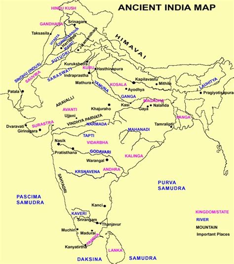 Maps Of Ancient India