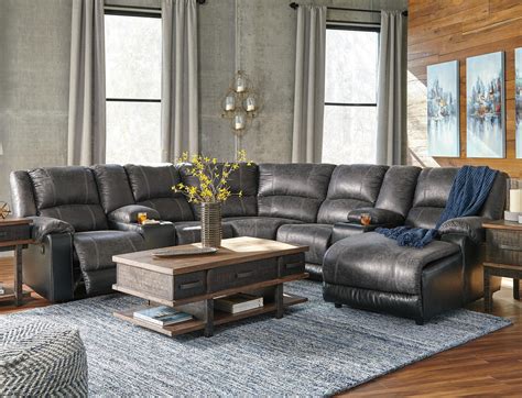 ashley furniture sectional sofas Alenya sectional charcoal ashley piece ...