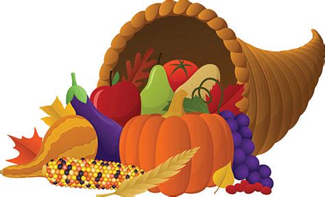 Cornucopia Clip Art, Vector Images & Illustrations - iStock