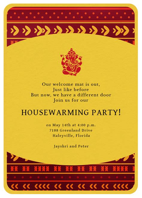 Housewarming Invitation Template In Tamil Shifting from an old address ...