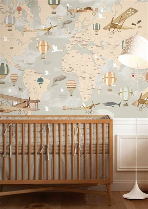 Baby Boy Nursery Wallpaper 25 Cute Baby Nursery Ideas - Baby Boy ...