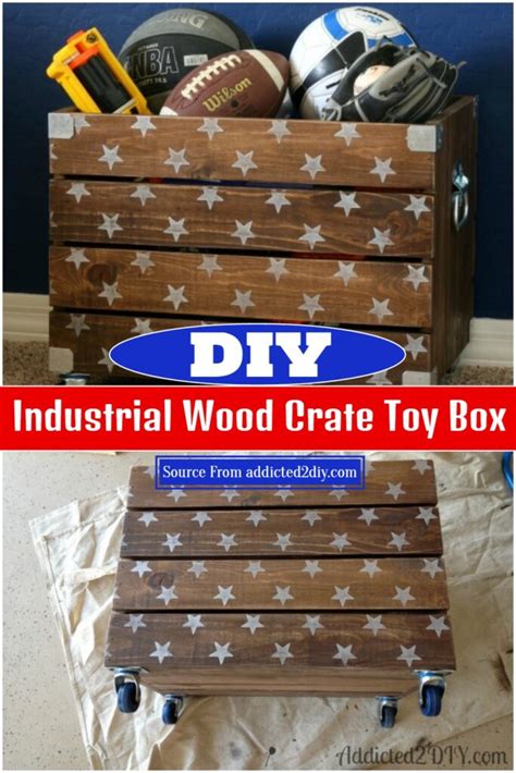 18 DIY Wood Crate Projects For Home Decor - DIYsCraftsy