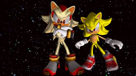 Sonic Adventure 2 Super Sonic and Super Shadow by Hynotama on DeviantArt