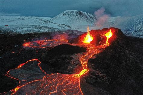 Iceland volcano unleashes third lava stream