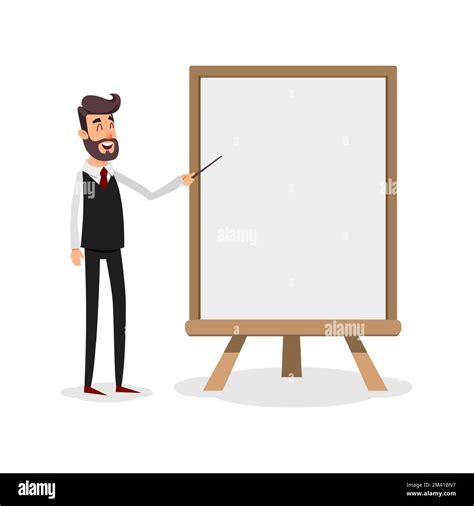 Teacher pointing group Cut Out Stock Images & Pictures - Alamy