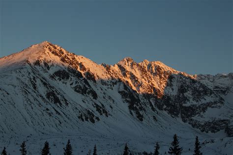 Scenic View of a Mountain in Winter · Free Stock Photo