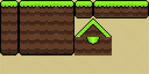 Grass TileSet Pixel Art