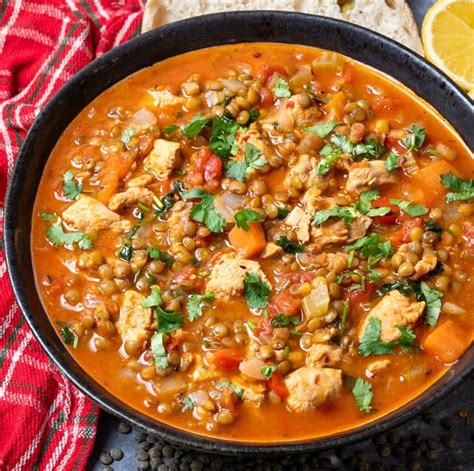 Chicken Lentil Soup – Skinny Spatula