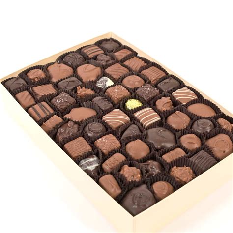 Assorted Milk & Dark Chocolates - 3 lb. Box, Boxed Chocolate ...