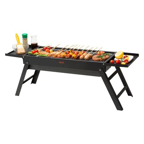 VEVOR 23 inch Portable Charcoal Grill, Small Barbecue Grill Folding BBQ ...