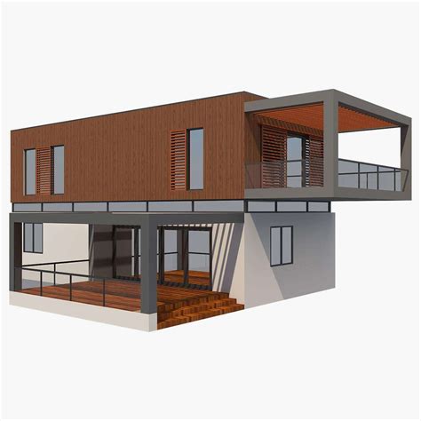 3d Modern House Model