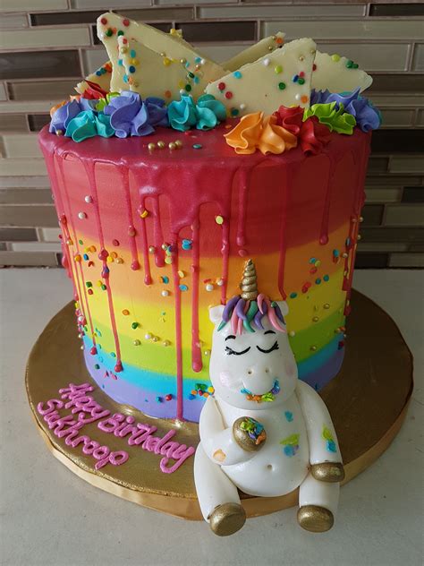 Unicorn Rainbow Cake - Rashmi's Bakery