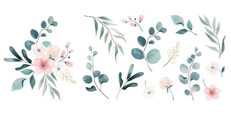 Free Vector Watercolor Flower Border | Best Flower Site