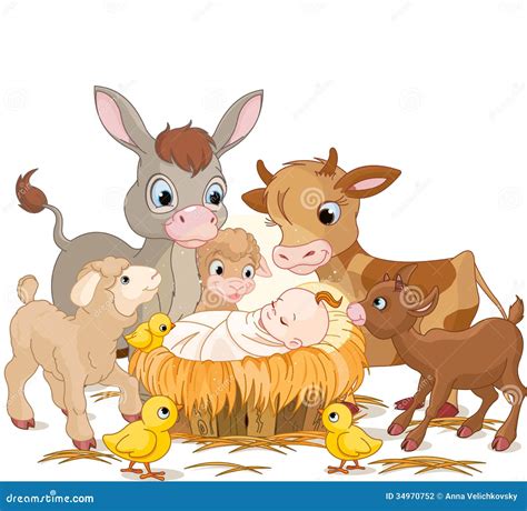 Nativity Animals Clipart