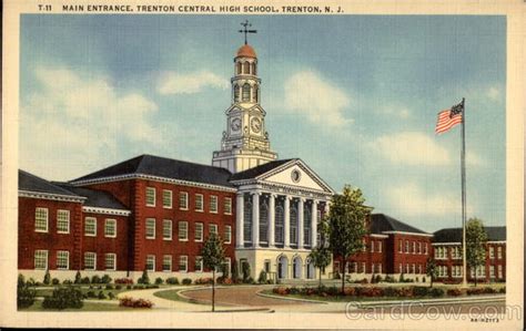 Main Entrance, Trenton Central High School New Jersey