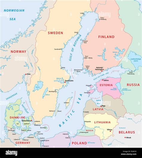 Baltic Sea Map High Resolution Stock Photography and Images - Alamy