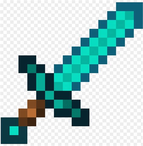 Diamond Sword Minecraft Pixel Art