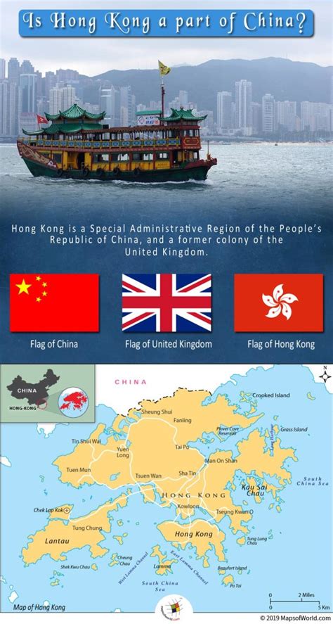 Infographic Shows Map of Hong Kong - Answers