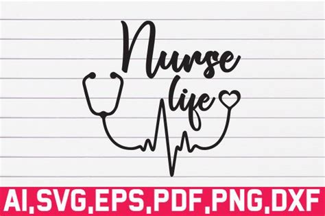 Nurse Life Svg Graphic by creative art · Creative Fabrica