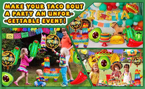 Amazon.com: Fiesta Party Decorations Set, Big Taco Party Decorations ...