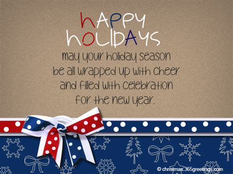 Happy Holidays Messages and Wishes - Christmas Celebrations