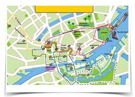 Copenhagen Attractions Map | FREE PDF Tourist City Tours Map Copenhagen ...