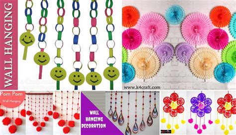 20 DIY Easy Wall Hanging Craft Ideas & Tutorials - K4 Craft