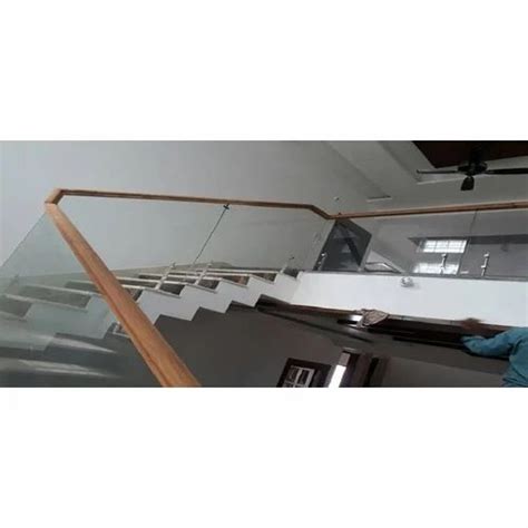 Tempered Glass Stairs Railing at best price in Hyderabad by HNR Infra ...