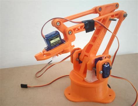 Hand Gesture Controlled Robotic Arm using Arduino Nano