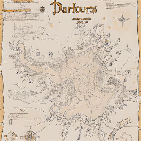 Digital Graphic of Dungeons and Dragons Map · Creative Fabrica