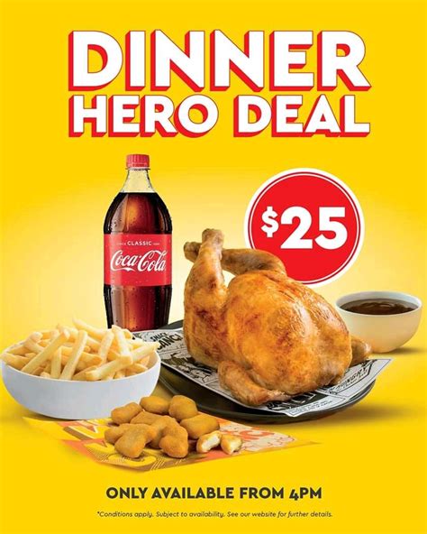 DEAL: Chicken Treat - $25 Dinner Hero Deal after 4pm (Whole Chicken ...