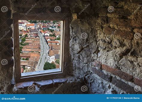 Inside the Rasnov Fortress, Transylvania, Romania. Stock Photo - Image ...