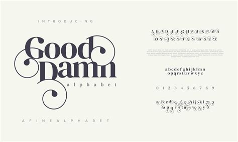 Elegant luxury good damn abstract digital technology logo font alphabet ...