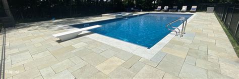 Limestone Pool Patio and Coping G046 Syosset NY - Gappsi Group