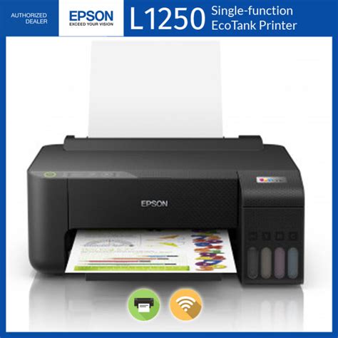 Epson L1250 Printer WiFi Single Function (Printer Only) Brand New ...