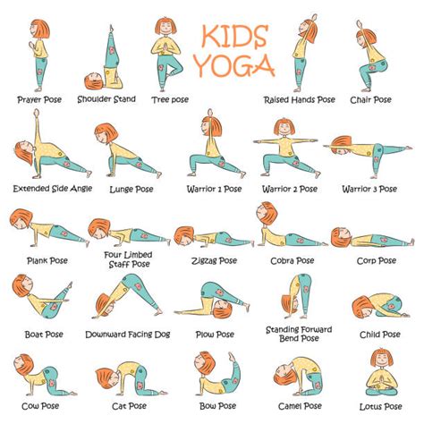 17,000+ Kids Yoga Pose Stock Illustrations, Royalty-Free Vector ...