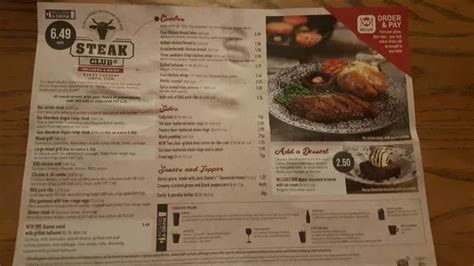 Wetherspoons Food Menu