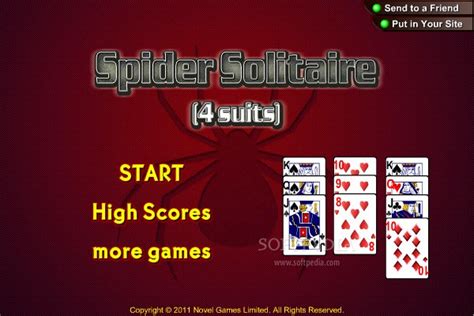 Spider Solitaire (4 suits) Download, Screenshots