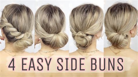 Side Bun Hairstyles Tutorial