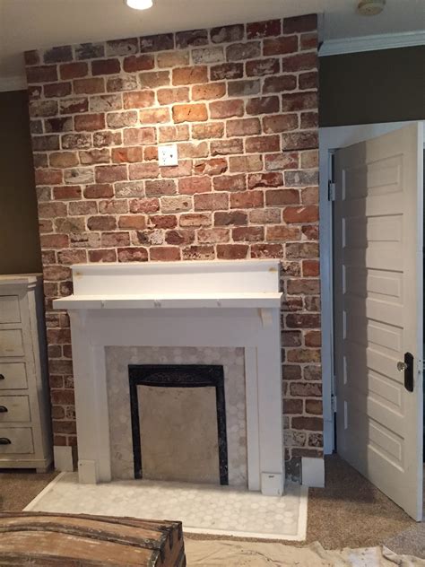 A Vintage Bricks Fireplace Installation / Reclaimed Brick Tile Blog