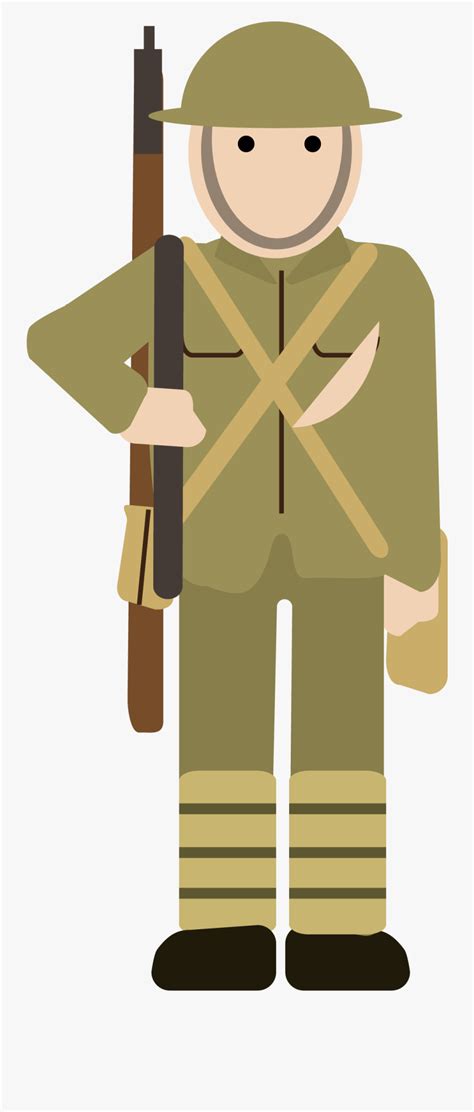 Military Clipart Ww1 - Cartoon Simple World War 1 , Free Transparent ...