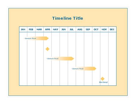 Project Timeline Template | Project Timeline Template Excel