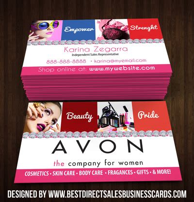 Avon Business Cards style 4 · KZ Creative Services · Online Store ...