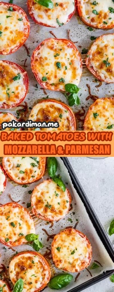 BAKED TOMATOES WITH MOZZARELLA & PARMESAN - ffff