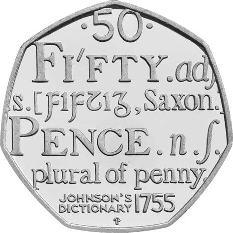 Commemorative 50 pence. The 50 pence coin series from United Kingdom