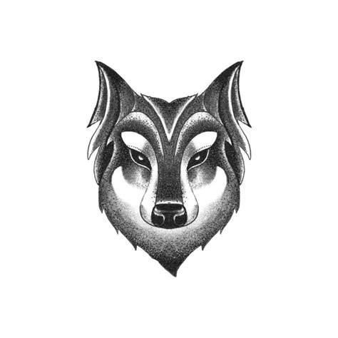 Wolf Face Tattoo | Realistic Temporary Tattoos – TattooIcon