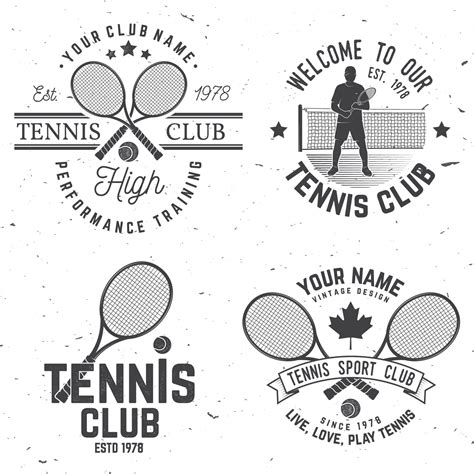 Tennis club. Vector illustration. 13275517 Vector Art at Vecteezy