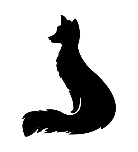 Fox animal Simple Silhouette Illustration. 7023346 Vector Art at Vecteezy