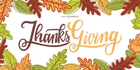 Thanksgiving Banner Design Vector Download